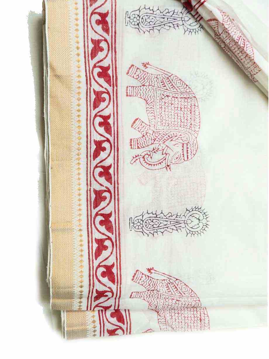 Saree elephant block