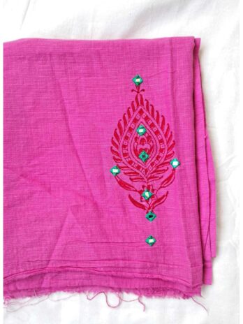 1 mrt hand embroidery blouse fabrics unstitched