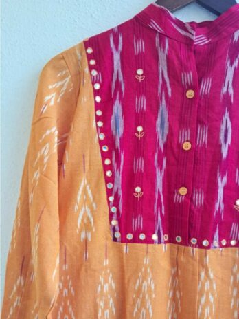 100% Handloom Ikat Cotton